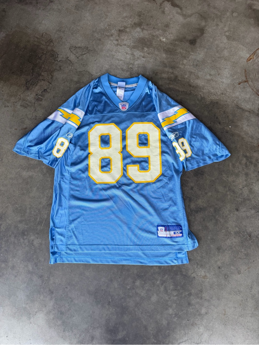 Vtg San Diego Chargers David Boston 2003 Reebok Authentic Jersey Size M